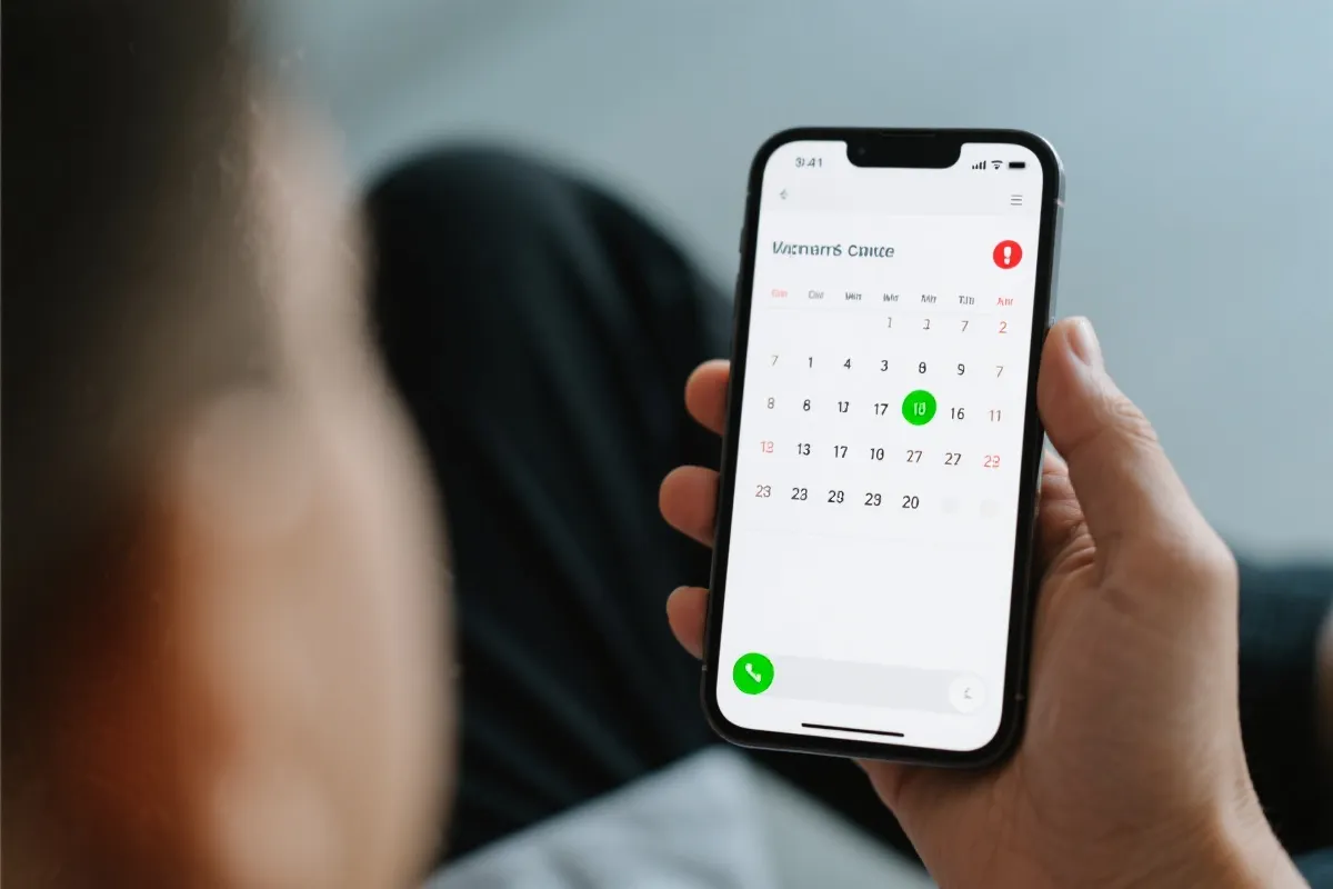 通知与日程示意图